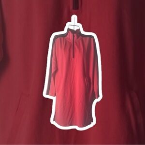 Women's Vibrant Red Quarter-Zip Sweatshirt